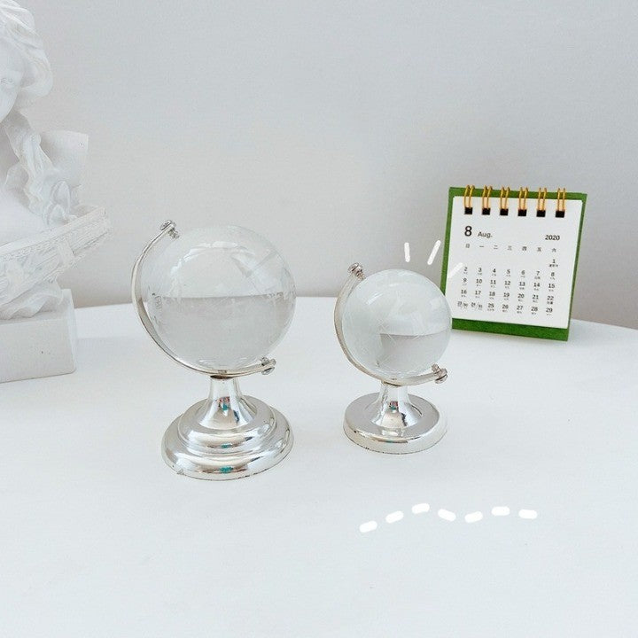 Klar Transparent Miniatyr Glass Jordklode | Skanto