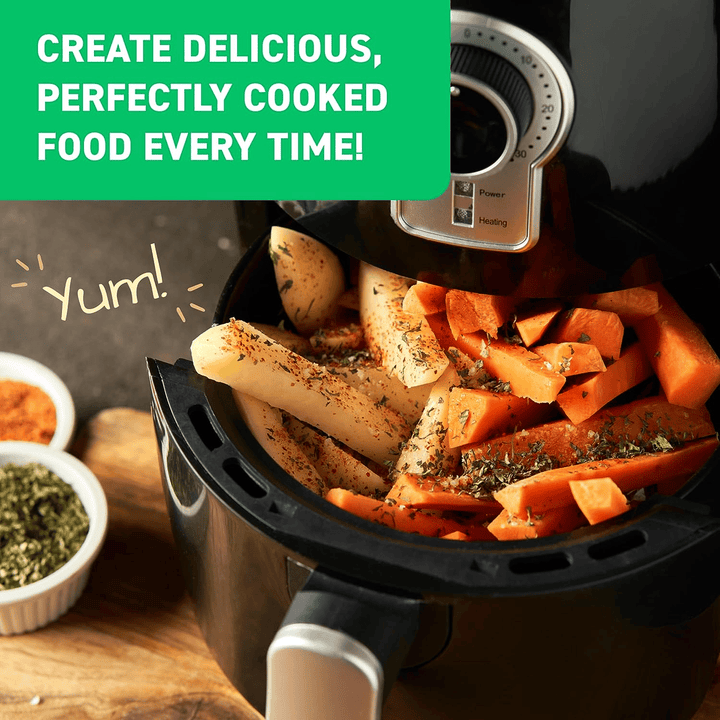 Air Fryer Jukseseddel Magneter Matlagningsguide Heft | Skanto