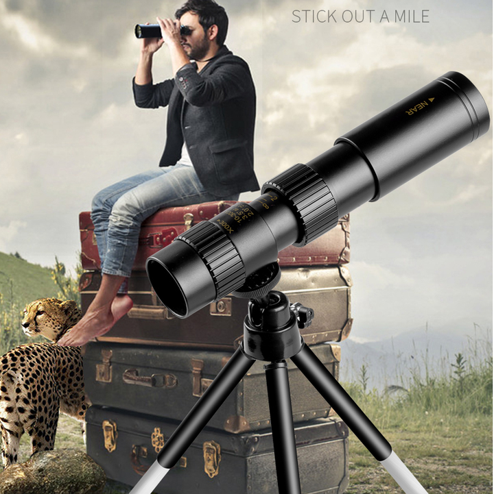 Skanto | 4K 10-300X40mm Super Telefoto Zoom Monokulært Teleskop