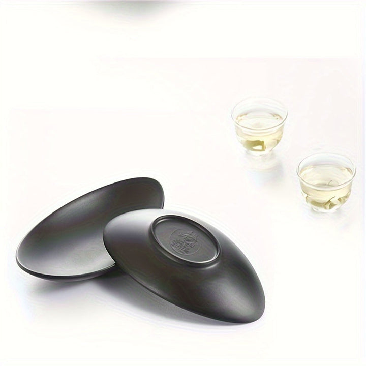 BlackTray - Elegant Ovalt Oppbevaringsbrett for Smykker Skanto
