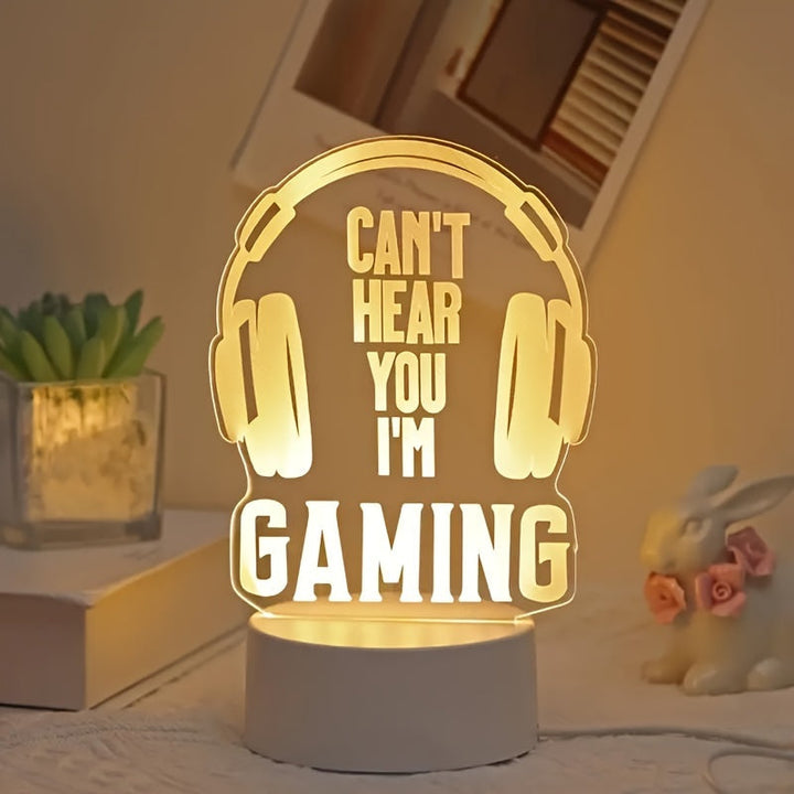 GameLamp - Kompakt LED Bordbelysning med USB Skanto