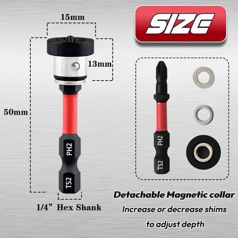 Magnetiske S2 Stål Skrue Biter Skanto