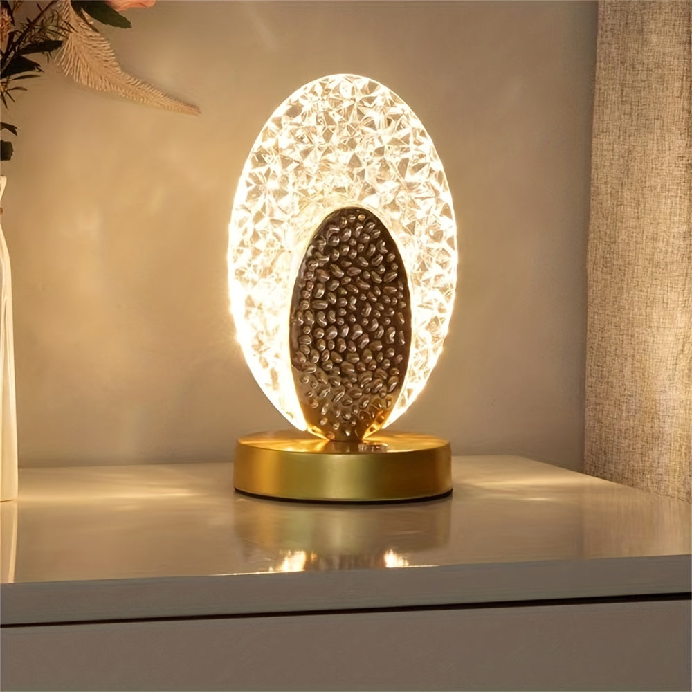 FeatherLamp - USB berøringsbordlampe med unikt fjærdesign Skanto