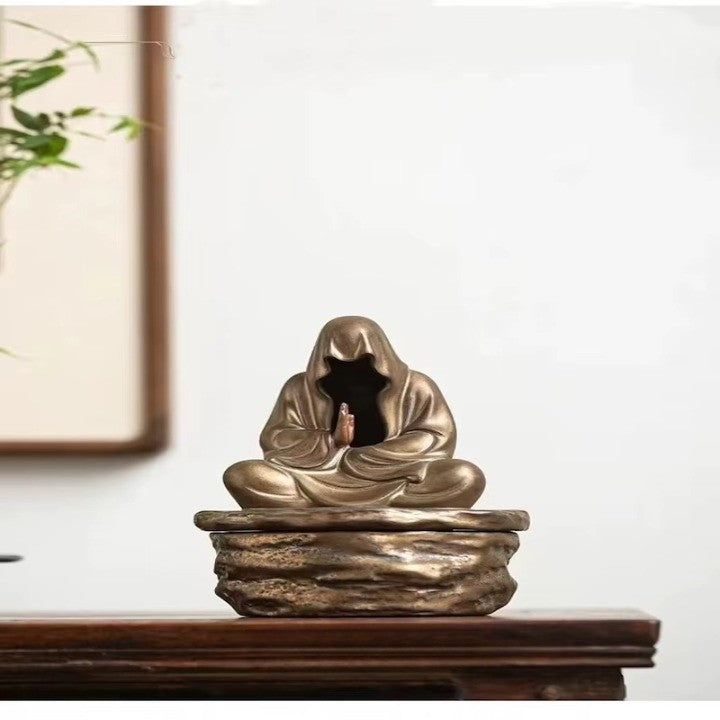 Skanto | Silent Monk Backflow Keramisk Røkelsesbrenner