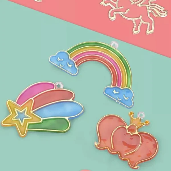 Norvo | CrystalCraft Kit | Slipp løs kreativiteten din - Håndverkssett for fargerike krystallanheng