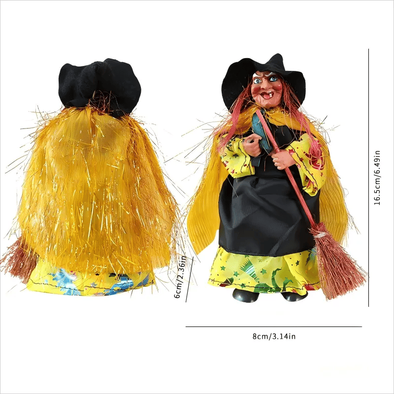 Skanto | Halloween heks dukke statue dekorasjon skrivebord