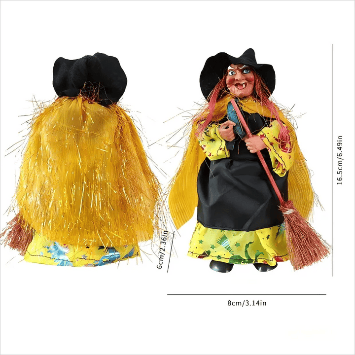Skanto | Halloween heks dukke statue dekorasjon skrivebord