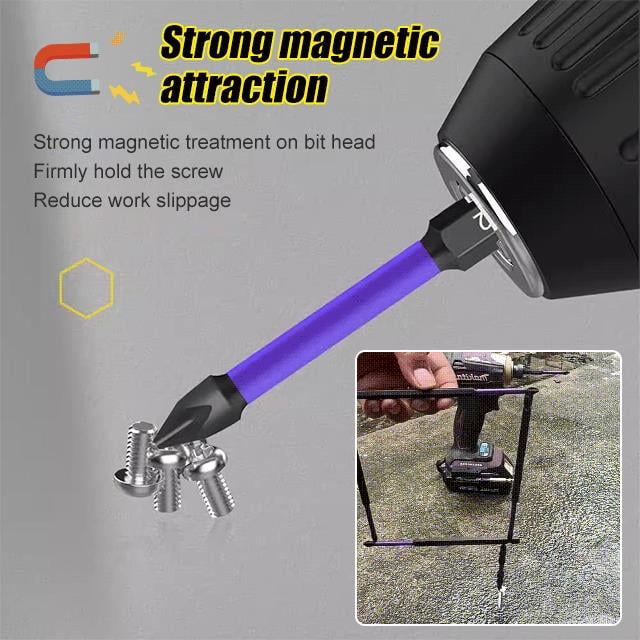 Ultimate magnetisk bit-sett (6-delt) | Skanto