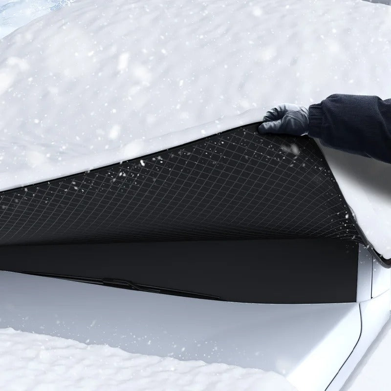 Skanto | Magnetisk bil frontrutekontrakt for snø og solbeskyttelse – Holdbar og kompakt