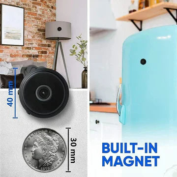 Skanto | WatchPoint Mini – Trådløst 1080p kamera med nattsyn og magnetisk feste