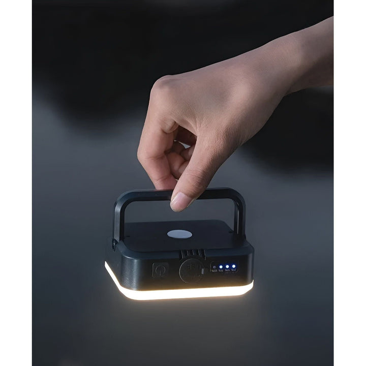 MagnaGlow – Magnetisk oppladbar LED-lampe med rund, kompakt design Skanto