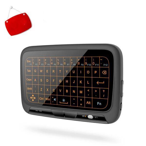 Skanto | H18+ Bakbelyst Mini Trådløst Full Touchpad Tastatur