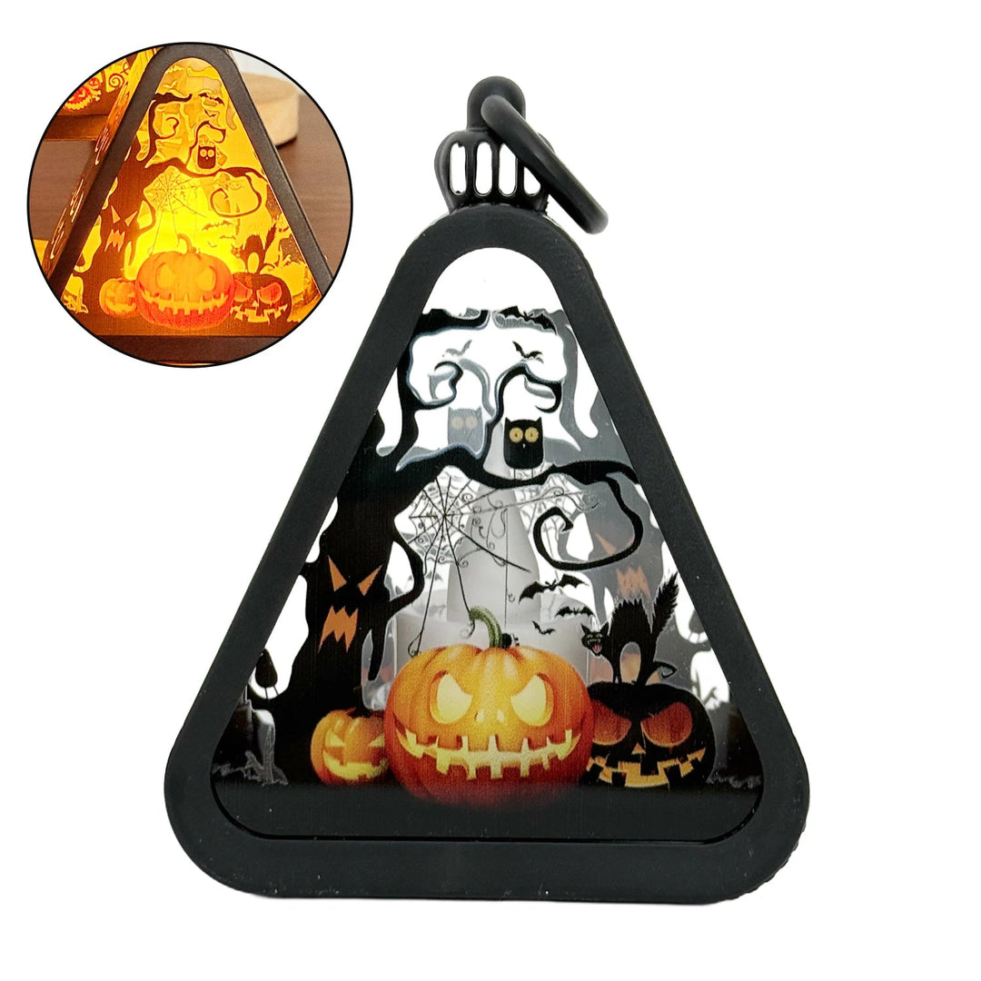 Skanto | Halloween Dekor Triangel Bordlampe
