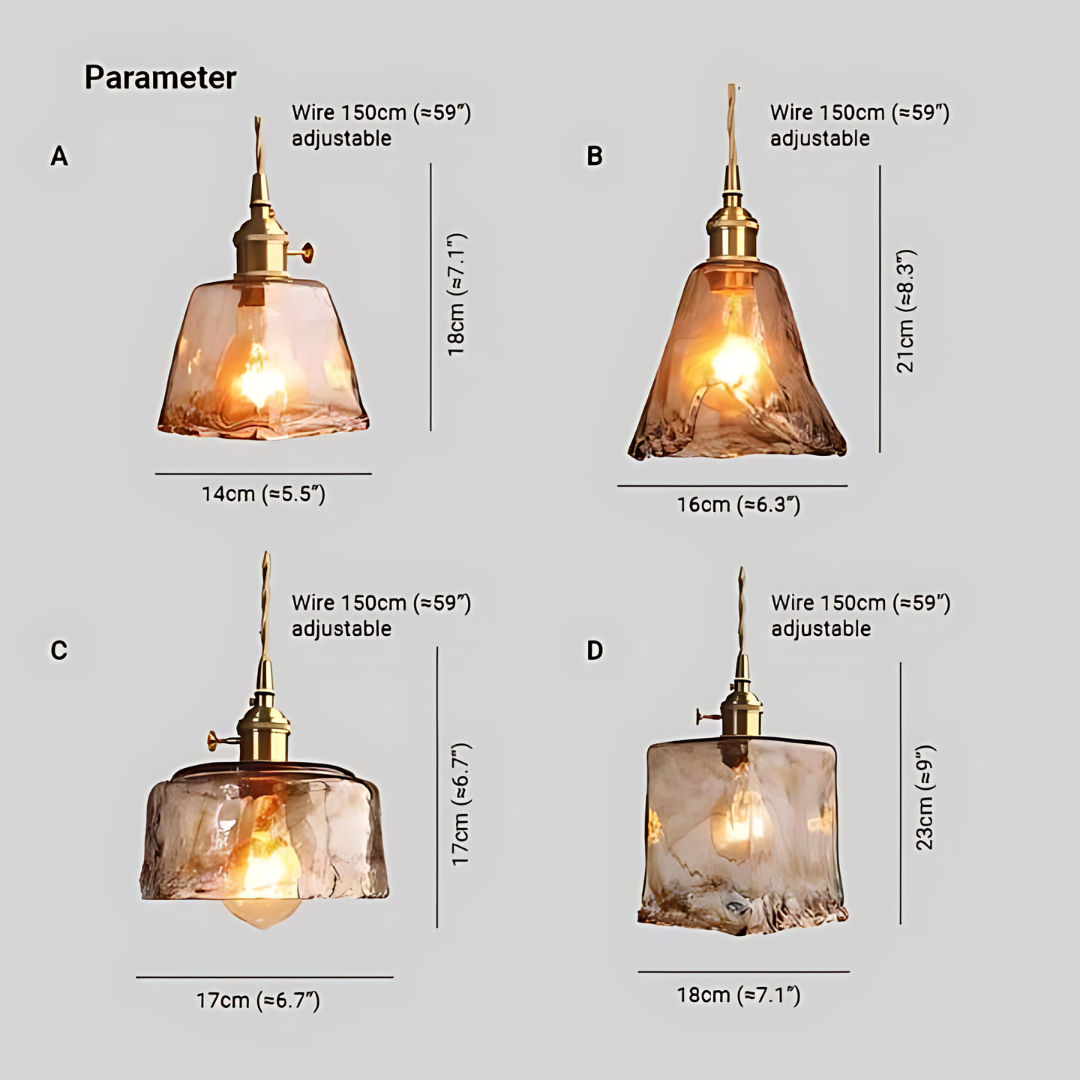 Skanto | Retro LED Hengelampe - Jasper
