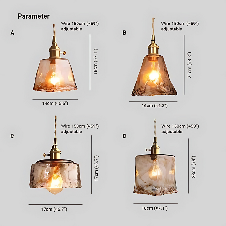 Skanto | Retro LED Hengelampe - Jasper