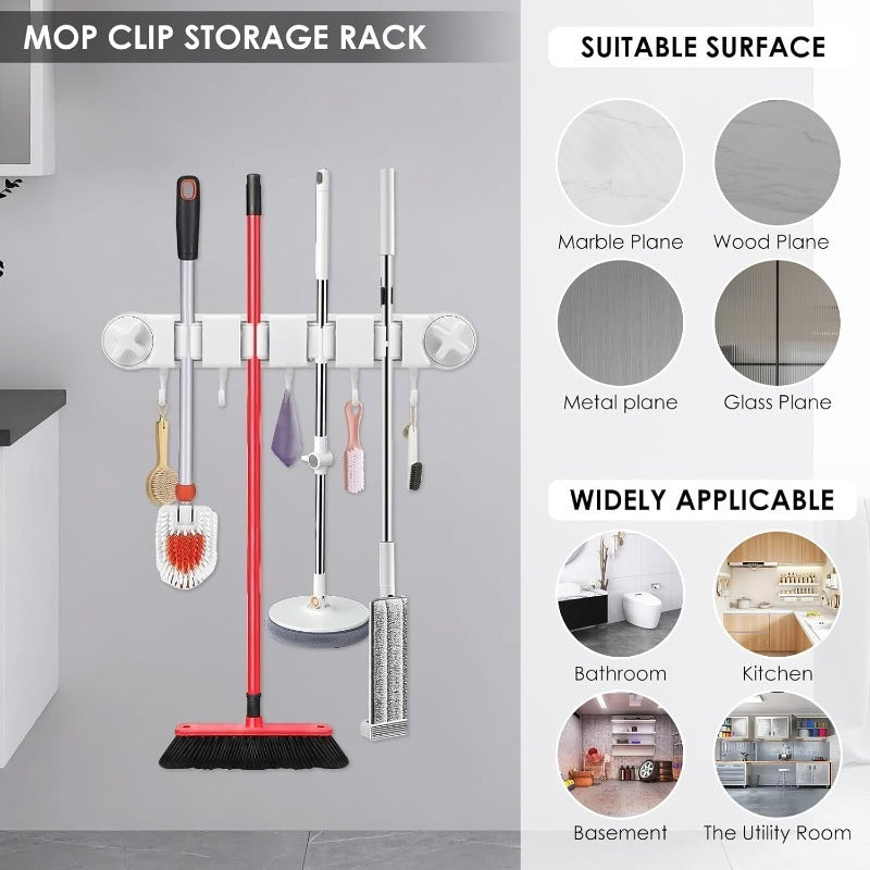 Vacuum Mop Holder Rack Skanto