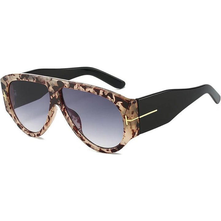 Oversized UV400 Aviator Solbriller Skanto