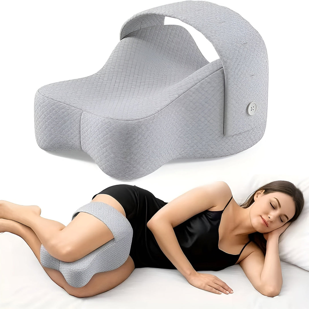 Kneeputer for side sleepers – Ergonomiske & justerbare | Lindring for knær og rygg | Skanto