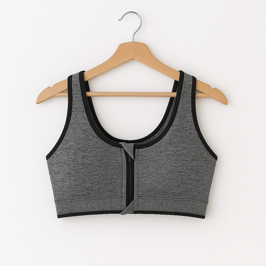 Norvo | Kvinne Sport BH med Front Glidelås Pustende