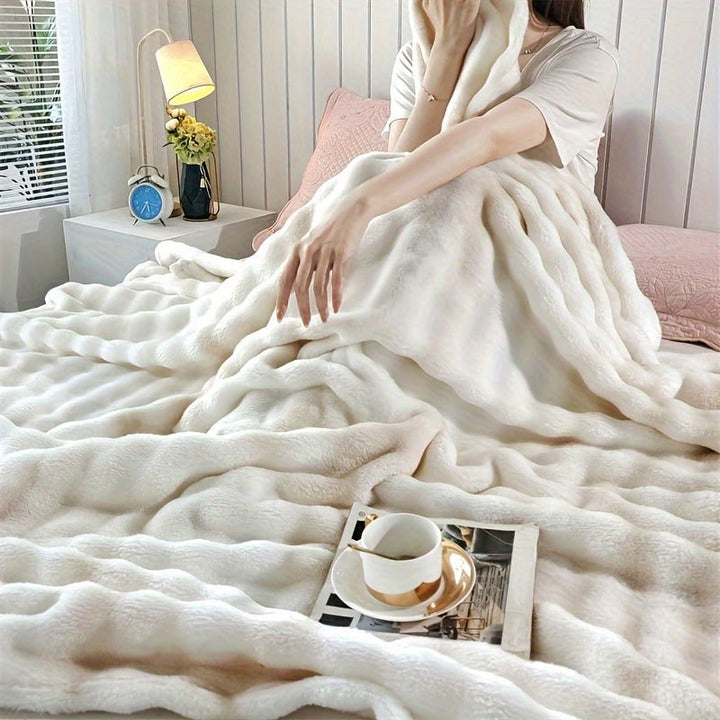 SnuggleFleece – Luksusmyk teppe for alle sesonger Skanto