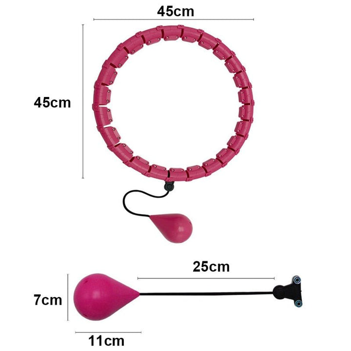 Skanto | Hula-Dance Beumoon Abdominal Justerbar Hoop