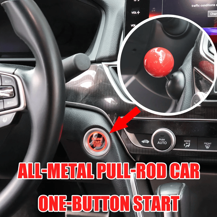 Auto Motor Start Stopp Knap Joystick Full Metall Kule-Bar | Skanto