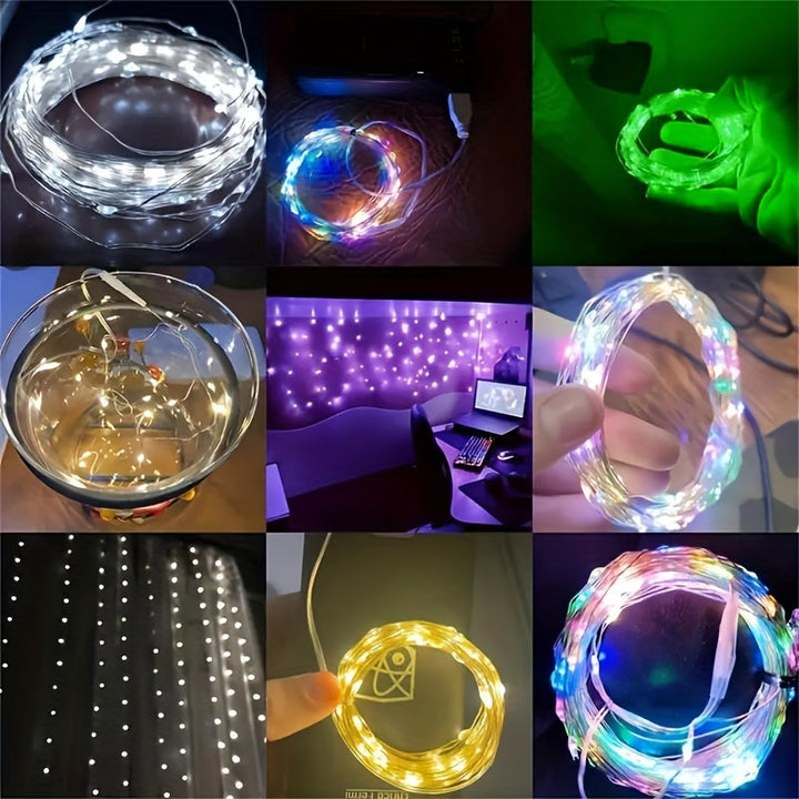 Skanto | Fairy String Lights Batteridrevet Varm Hvit