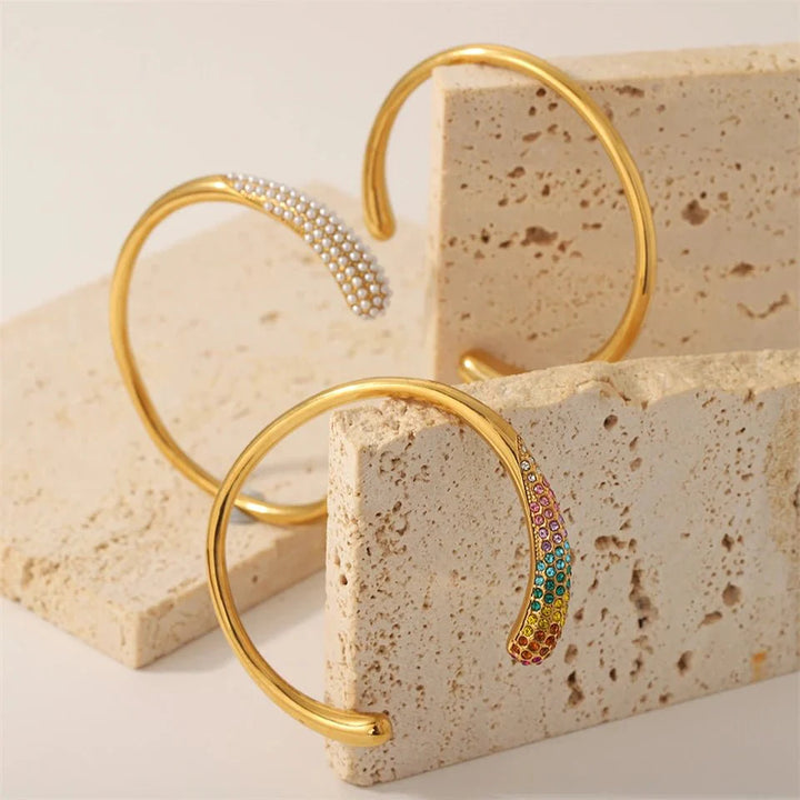 Skanto | Aksonert Klassisk Bangle Cuff Armbånd