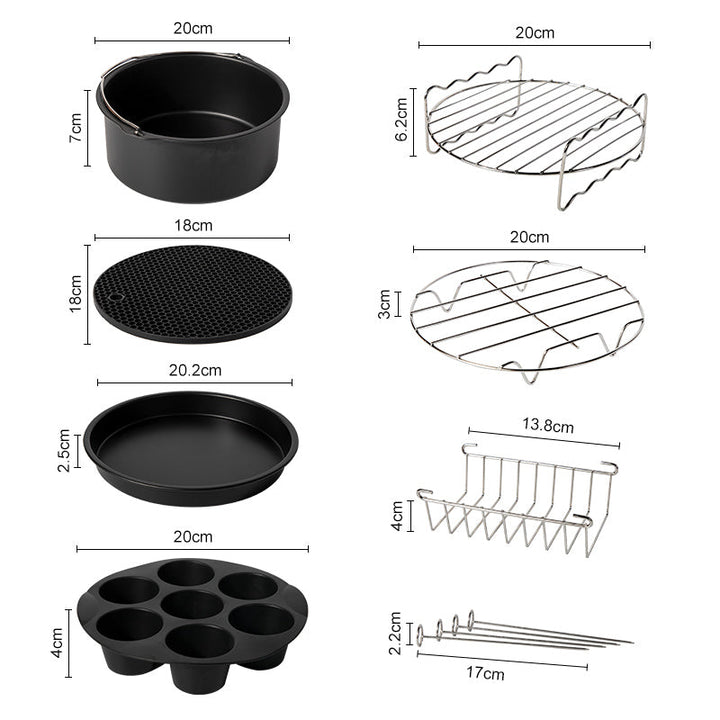CookMaster Set - Fullstendige tilbehør for Airfryer Skanto