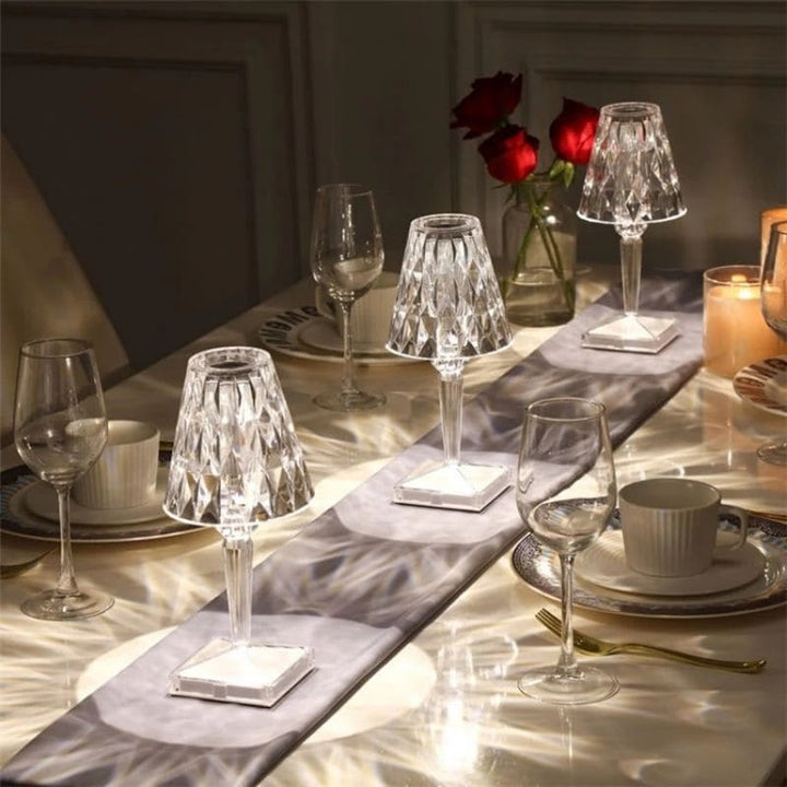 Frendorf | Akryl Krystall Bordlampe - LuxeGlow