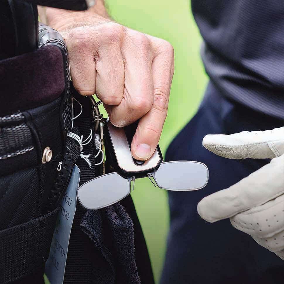 Skanto | Nøkkelring Lesebriller – Ultra Tynn Sammenleggbar Lesebriller med Etui