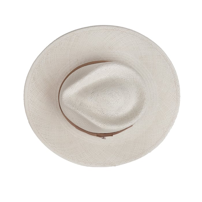 The Modern Classic Straw Hat in White | Skanto