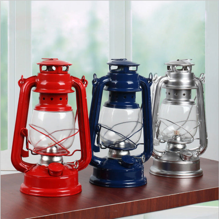 Nostalgisk Camping Side Utendørs Kerosene Lanterne Lampe | Skanto