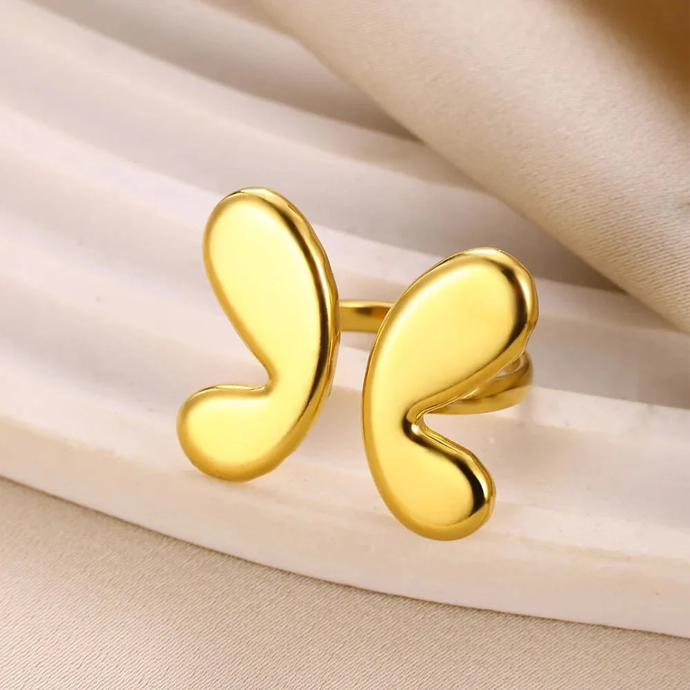 Skanto | Justerbare Boble Sommerfugl Vinger Ring