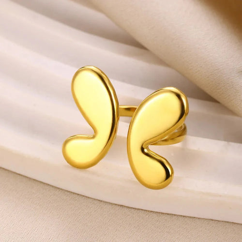 Skanto | Justerbare Boble Sommerfugl Vinger Ring