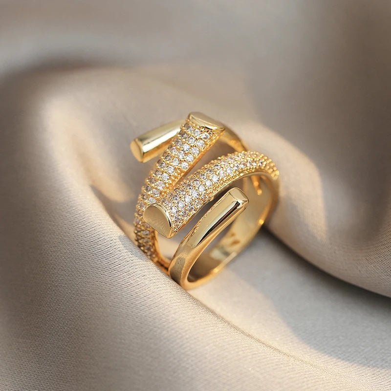 Skanto | Justerbar Lagd Diamant Ring