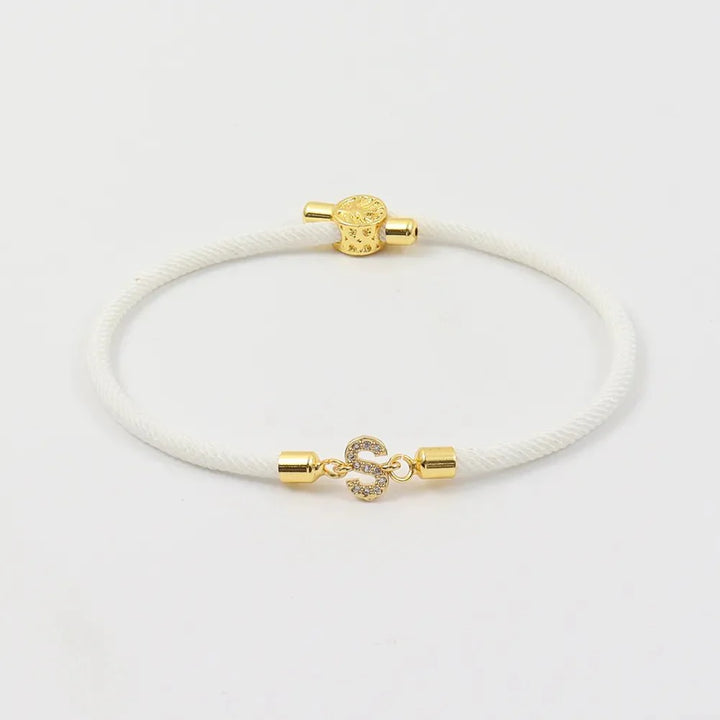 Skanto | Justerbare Bokstav Initial Armbånd