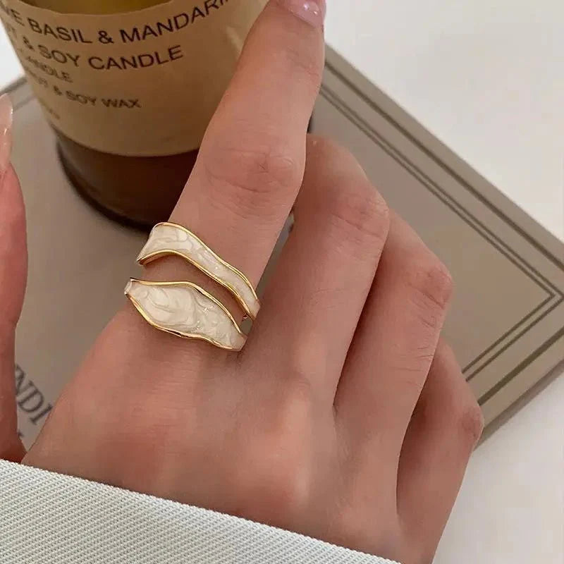 Skanto | Justerbar Luksus Gull Spalte Ring