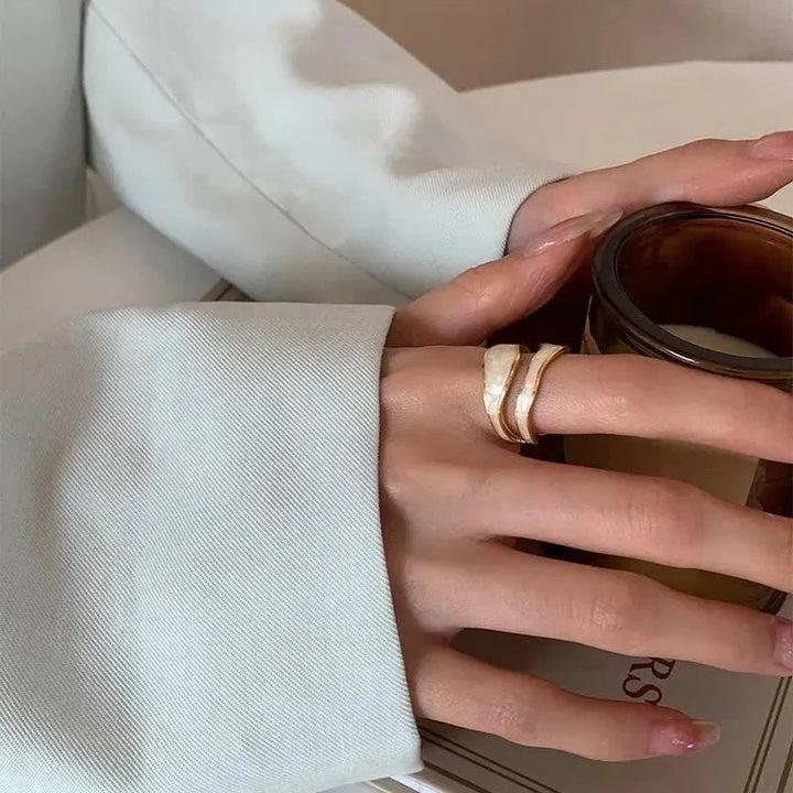 Skanto | Justerbar Luksus Gull Spalte Ring
