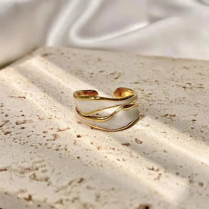 Skanto | Justerbar Luksus Gull Spalte Ring