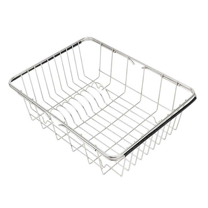 Justerbar Over Sink Tørkerack i Rustfritt Stål Rustfritt Dreneringsrack | Skanto