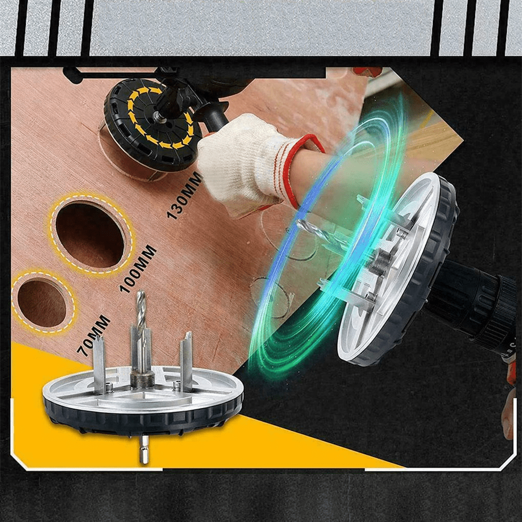 Skanto | DiaMaster Multi – Trident Blade Hole Cutter for Plastic and Aluminum