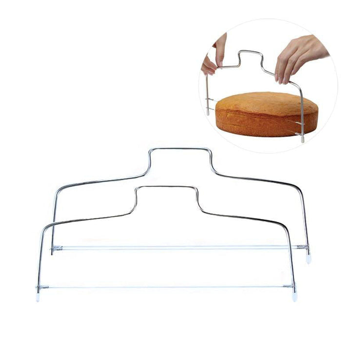 Justerbar tråd kake slicer kake cutter nivåer linje kake brød cutter | Skanto
