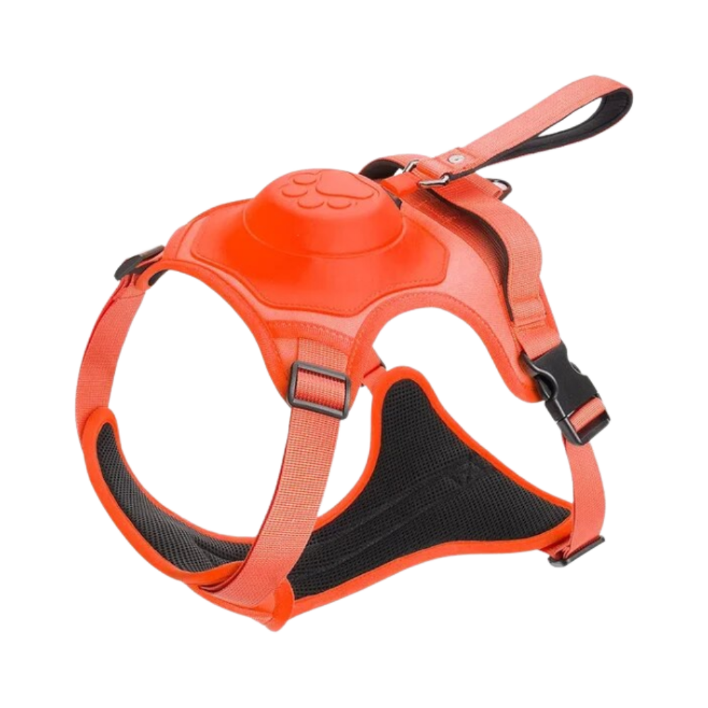Justerbart og ergonomisk sett med hundesele og bånd