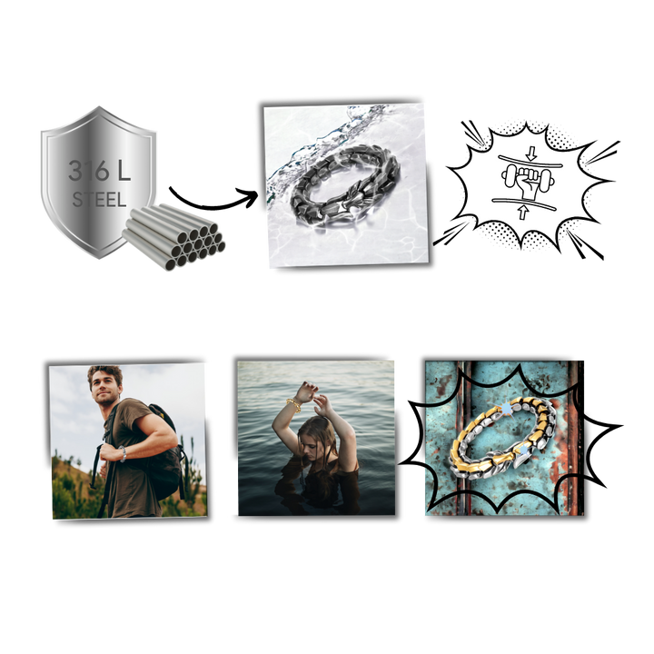 Justerbart Midgard drage-armbånd