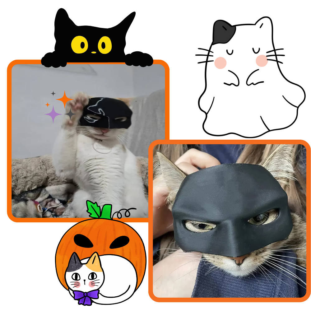 Bedårende Batman-Kattemaske