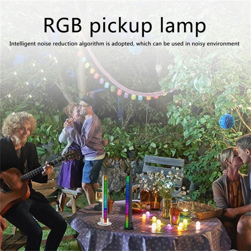 Trådløs lydaktivert RGB lysstripe | Skanto