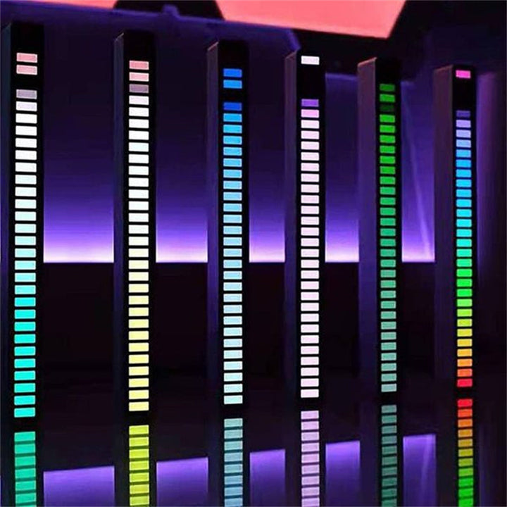 Trådløs lydaktivert RGB lysstripe | Skanto