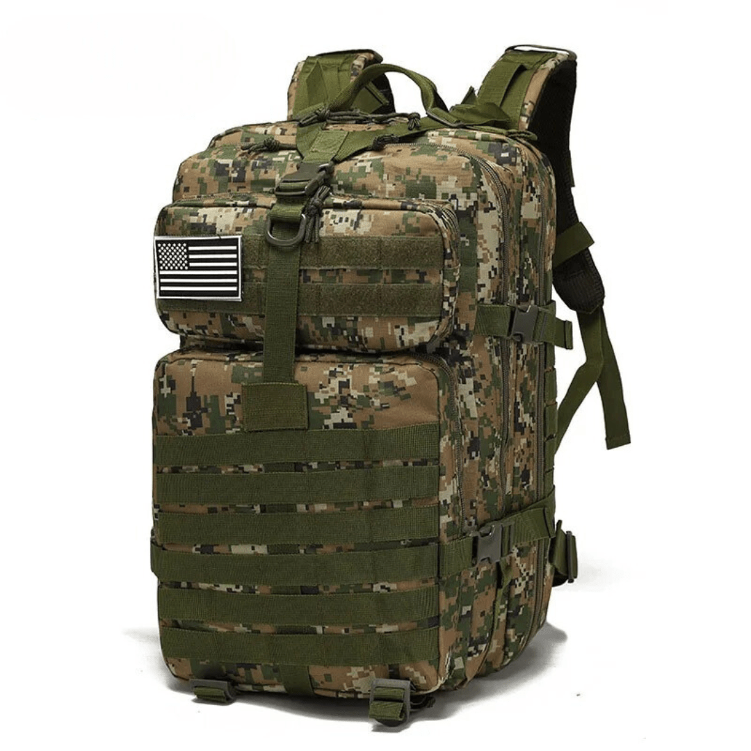 Skanto | ADVENTUREPACK – Vanntett 50L taktisk ryggsekk for reise og friluftsliv