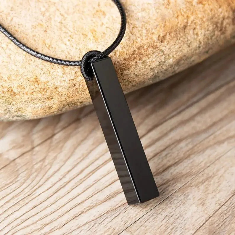 Skanto | Energisk Beskyttelses Obsidian Stein Halssmykke
